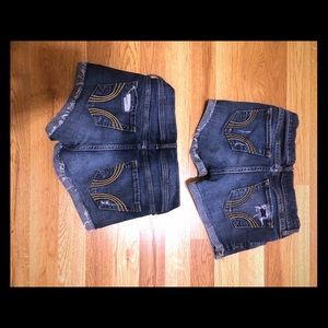 2 Jean shorts from Hollister